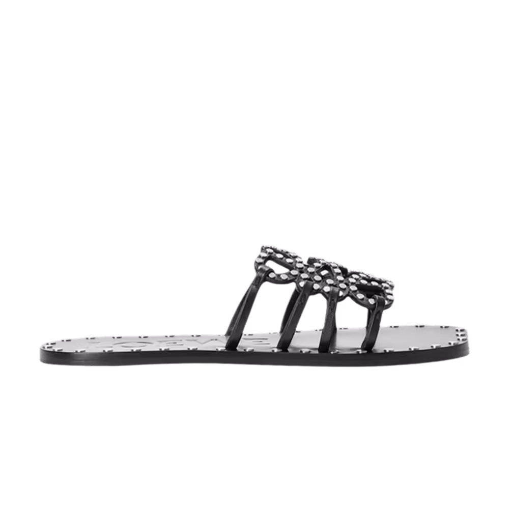 Loewe Women's Petal Anagram Slide Black