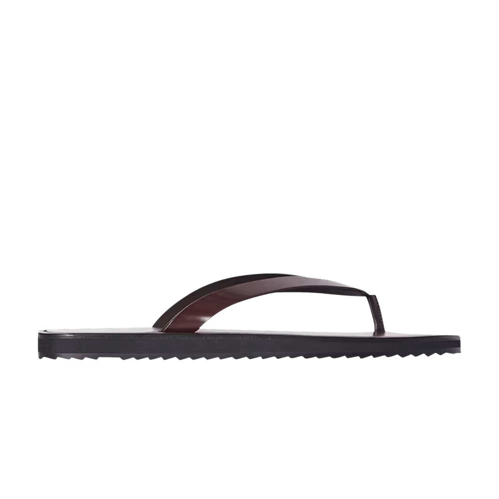 The Row Women's City Flip Flop Bordeaux