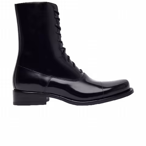 The Row Wmns Kai Lace Up Boot 'Black'