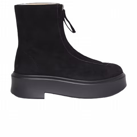 The Row Wmns Zipped Boot 'Suede Black'