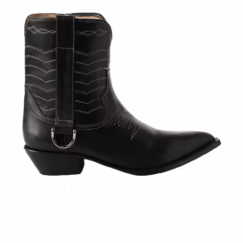 Enfants Riches Déprimés Split Ends Cut Off Cowboy Boot 'Black'
