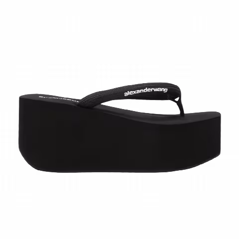 Alexander Wang Wmns Jenna Thong Platform Sandal 'Black'