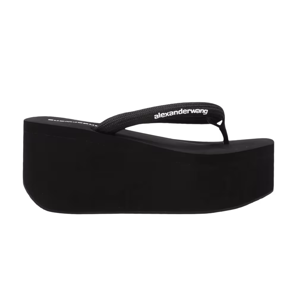 Alexander Wang Women's Jenna Thong Platform Sandal Black