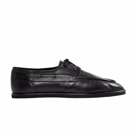 Auralee Deck Shoe 'Black'