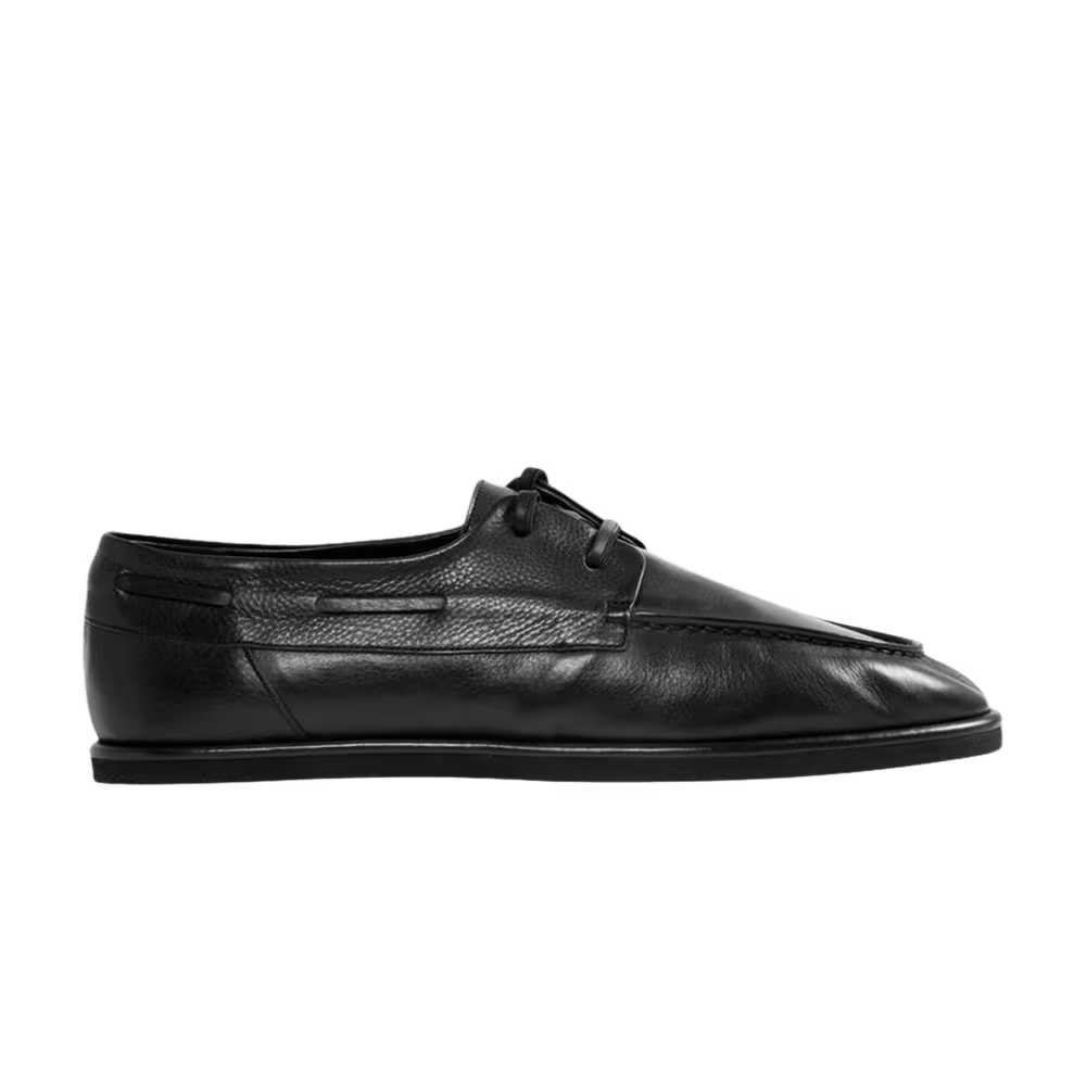 Auralee Deck Shoe Black