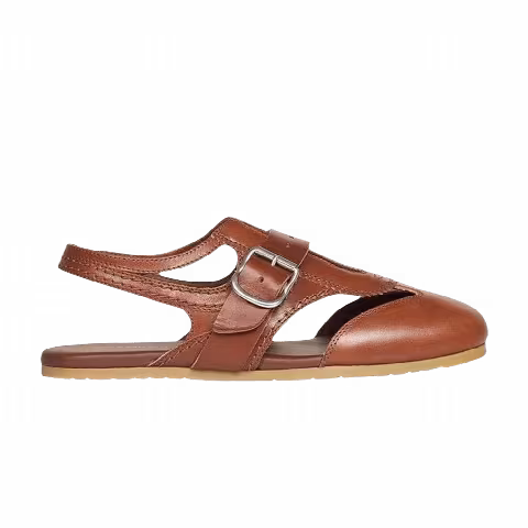 Dries Van Noten Wmns Calf Leather Sandal 'Burgundy'