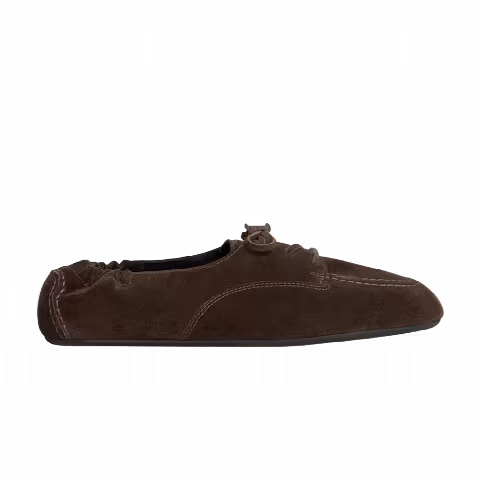 Celine Adam Lace-Up Loafer 'Dark Brown'