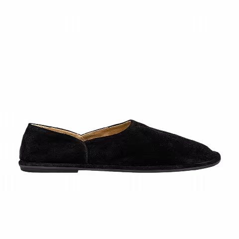 The Row Canal Slip On Flat 'Black'