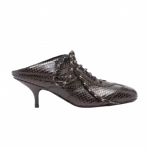 Dries Van Noten Wmns Lace Up Heel 'Dark Brown'