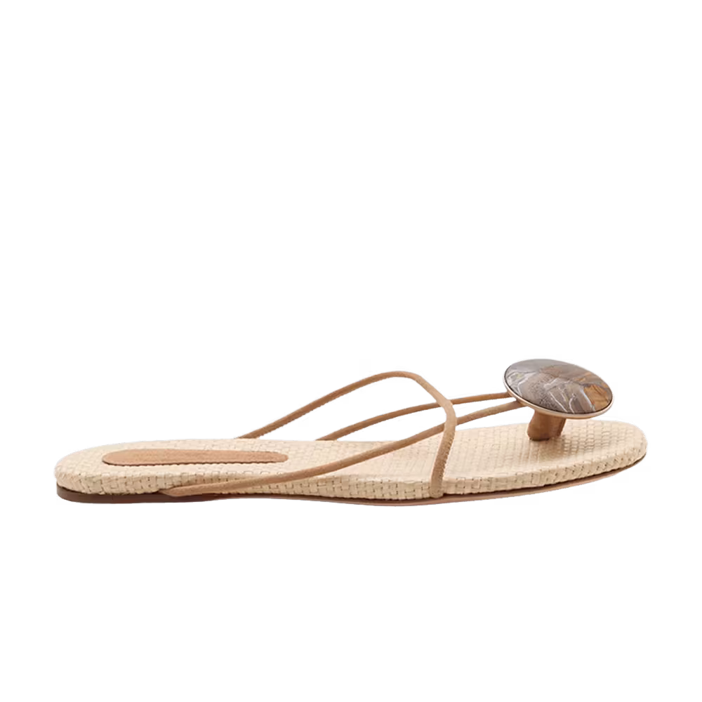 Christopher Esber Women's Doma Stoned Flat Natural