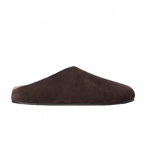 The Row Wmns Hudson Shearling Slide 'Brown'