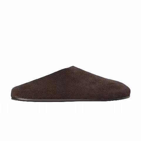 The Row Hudson Mule 'Lacquer Brown'