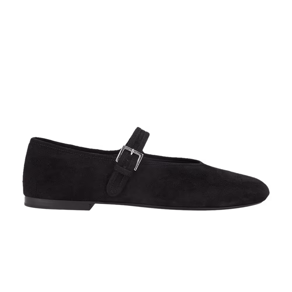 The Row Women's Boheme Mary Jane Black Suede