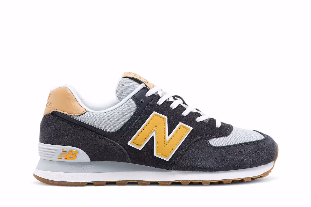 New Balance 574 Outerspace Varsity Gold, view 2