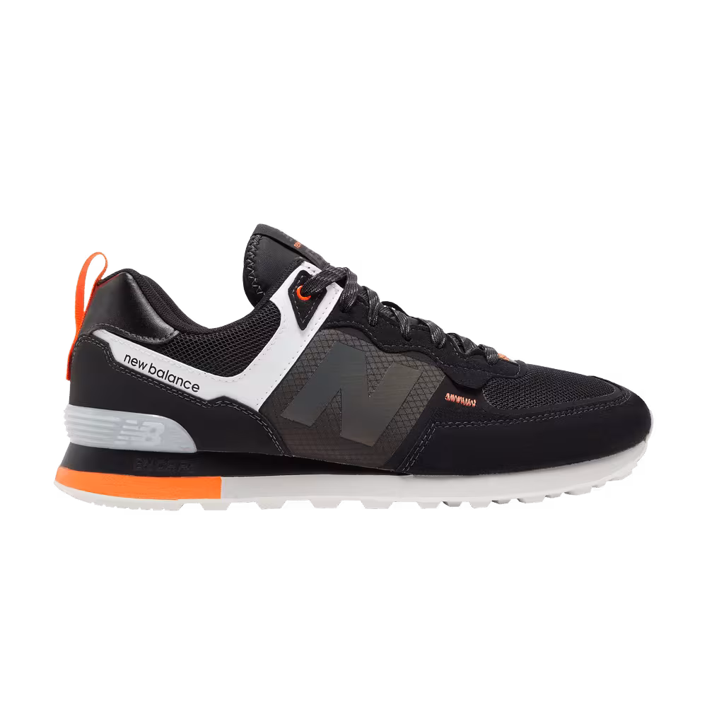 New Balance 574 Black Orange