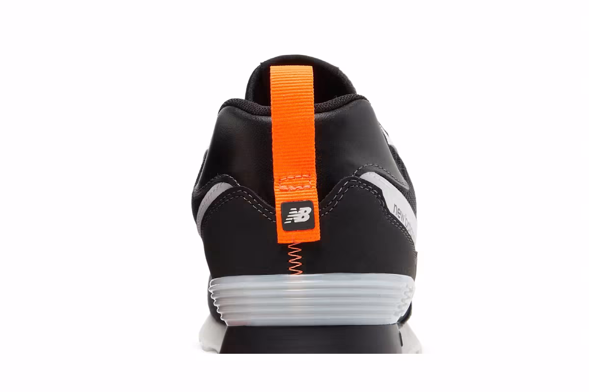 New Balance 574 Black Orange, view 8