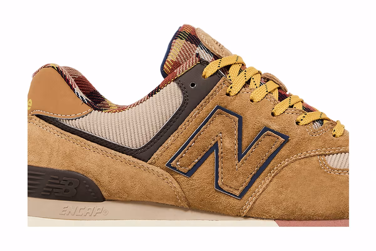 New Balance 574 Workwear Plaid, view 3