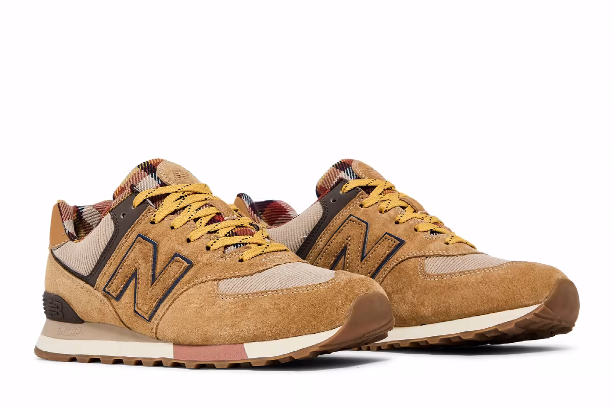 New Balance 574 Workwear Plaid, view 9