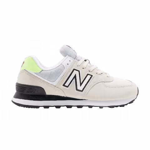 New Balance Wmns 574 'Raw Silk Bleached Lime Glow'