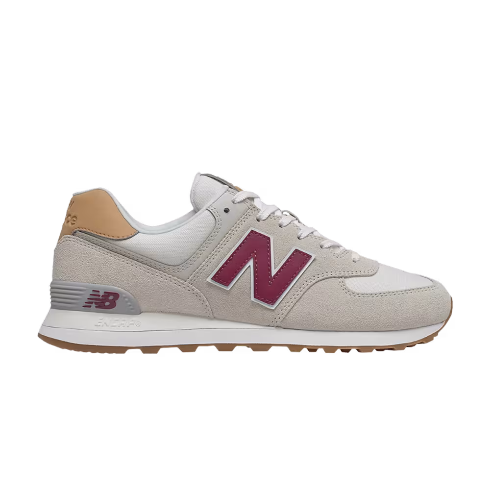 New Balance 574 4E Wide Timberwolf Grey Oak