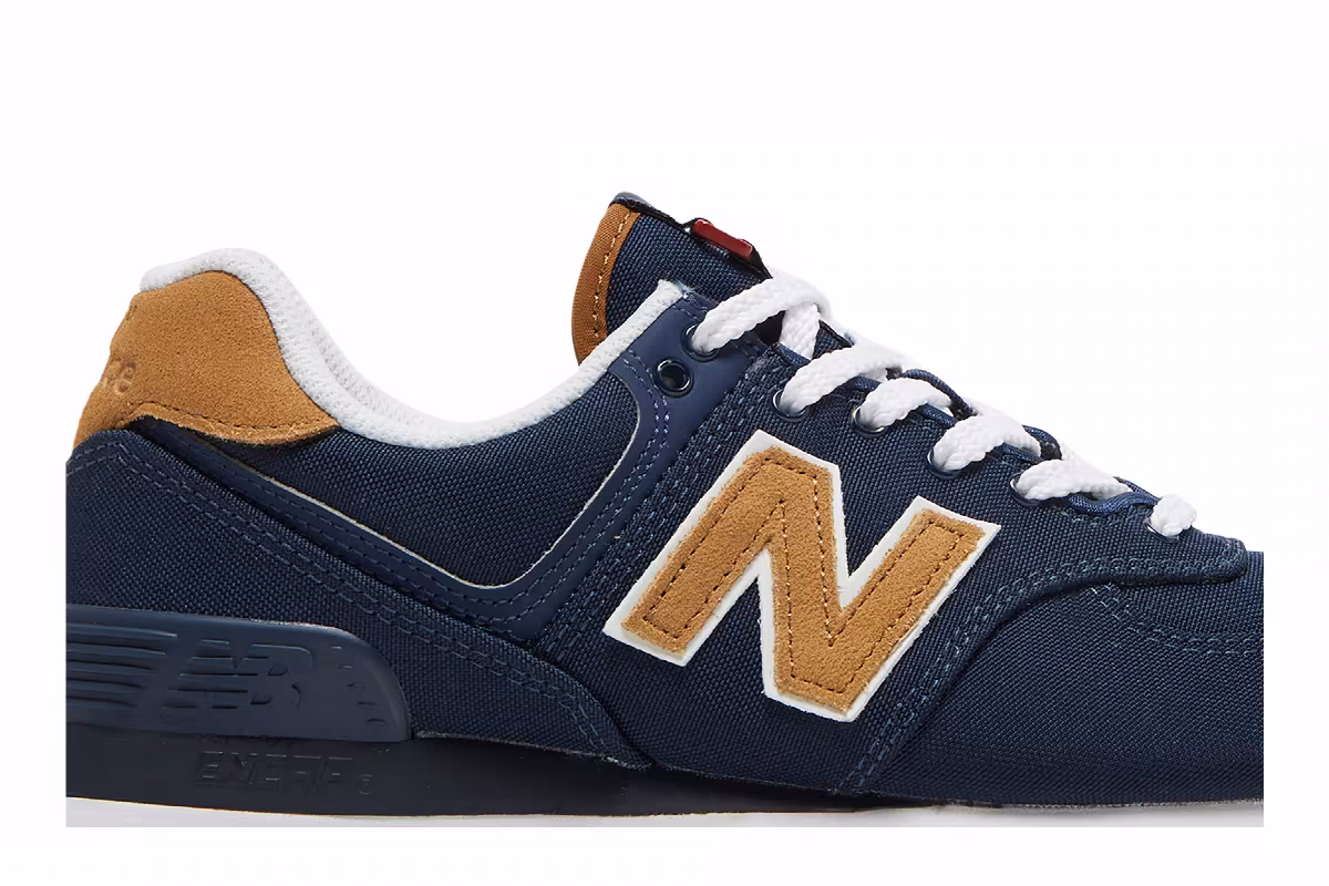 New Balance Women's 574 Natural Indigo Workwear, view 3