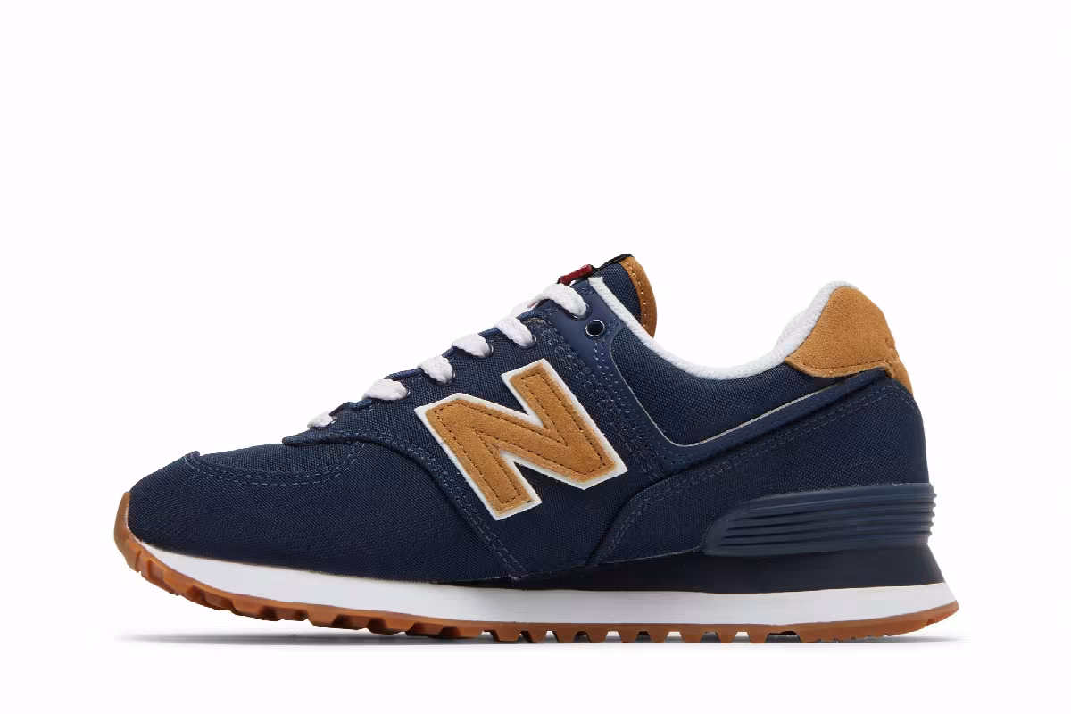 New Balance Women's 574 Natural Indigo Workwear, view 4