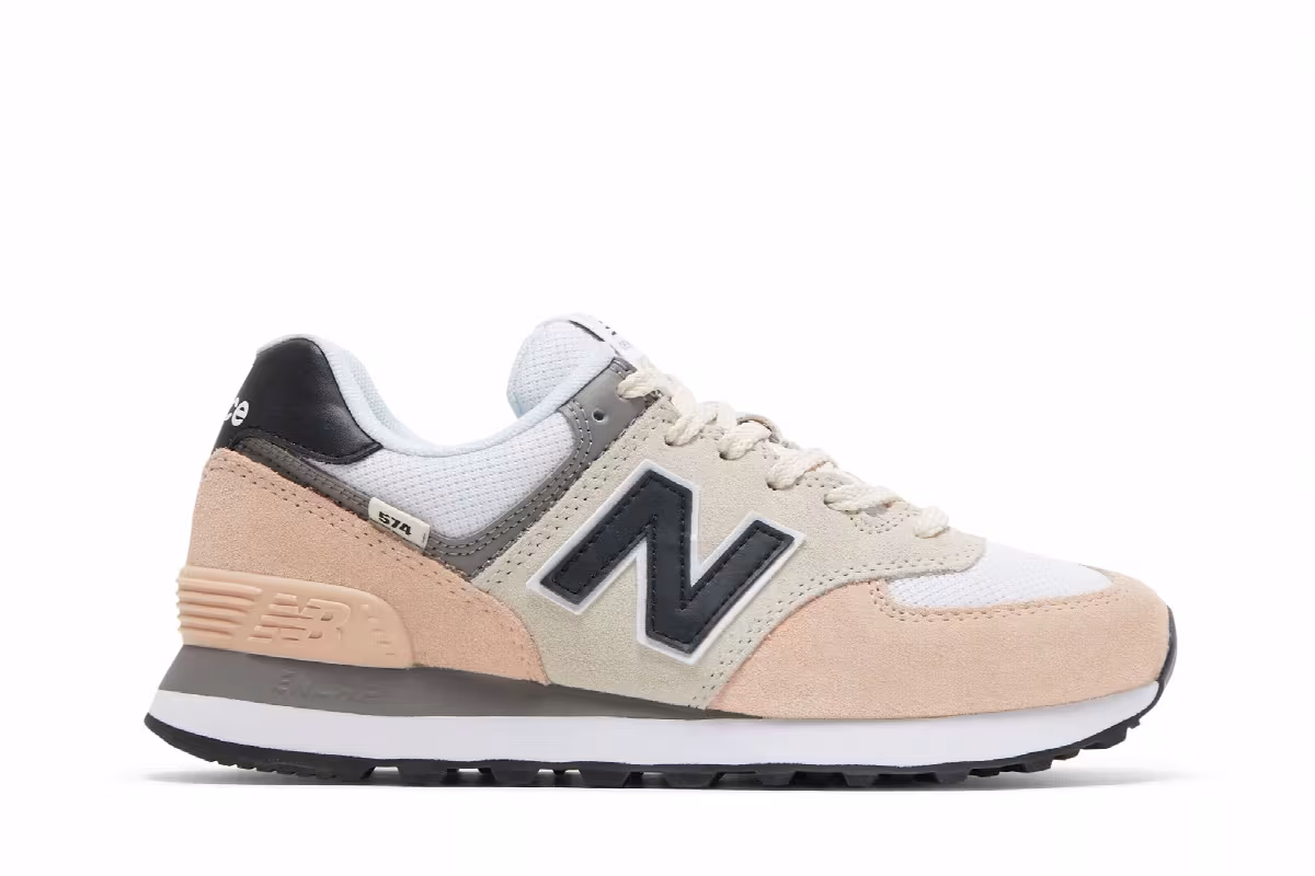 New Balance Women's 574 Rose Water, view 2