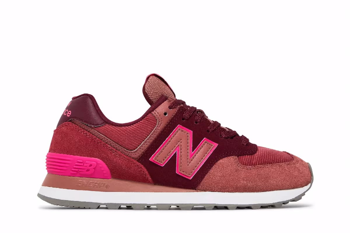 New Balance Women's 574 Garnet, view 2