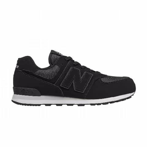 New Balance 574 Big Kid Wide 'Fashion Metallic - Black'