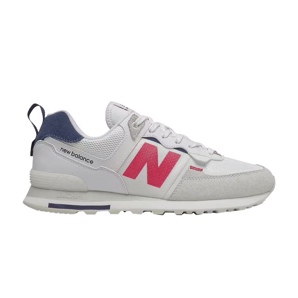 New Balance 574 4E Wide White Natural Indigo