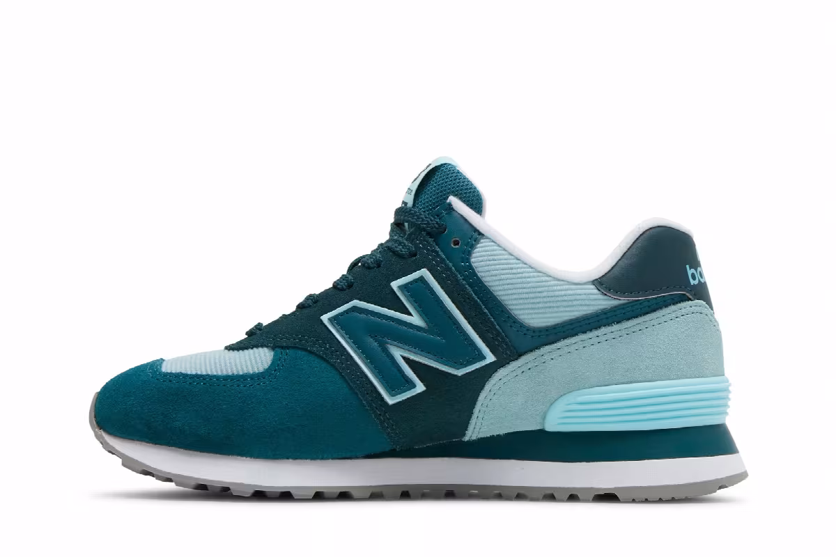 New Balance Women's 574 Trek Teal, view 4