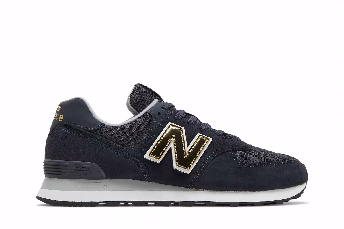 New Balance 574 Navy, view 2