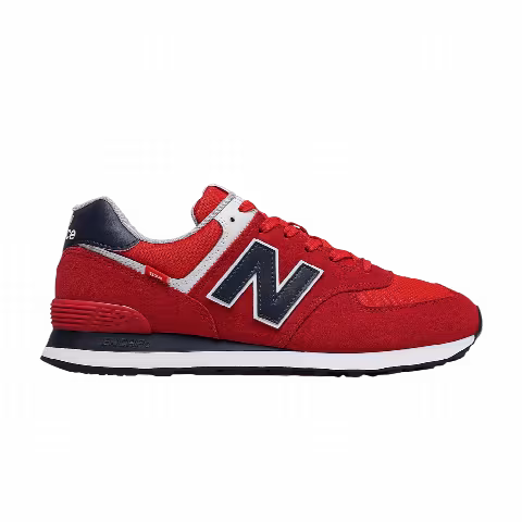New Balance 574 4E Wide 'Team Red'