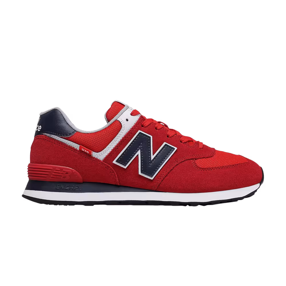 New Balance 574 4E Wide Team Red