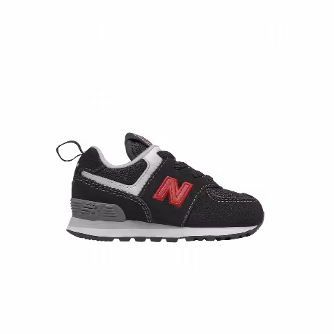 New Balance 574 Toddler Wide 'Black Team Red'