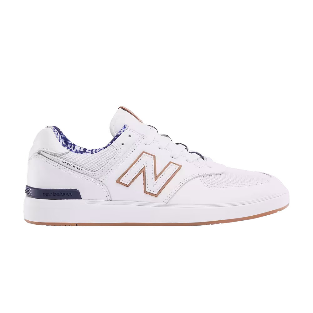 New Balance Slowtide x All Coasts 574 2E Wide White Arctic
