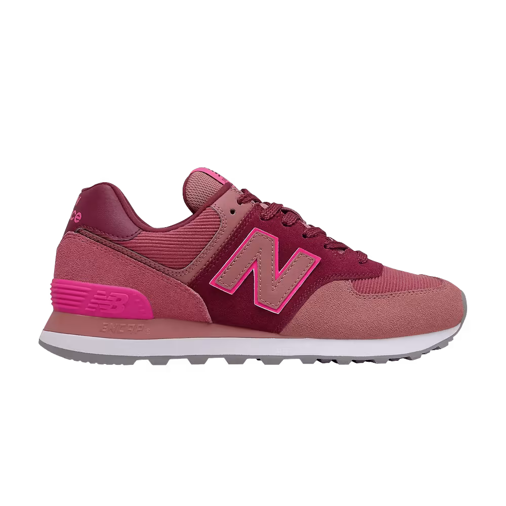New Balance Women's 574 Wide Garnet