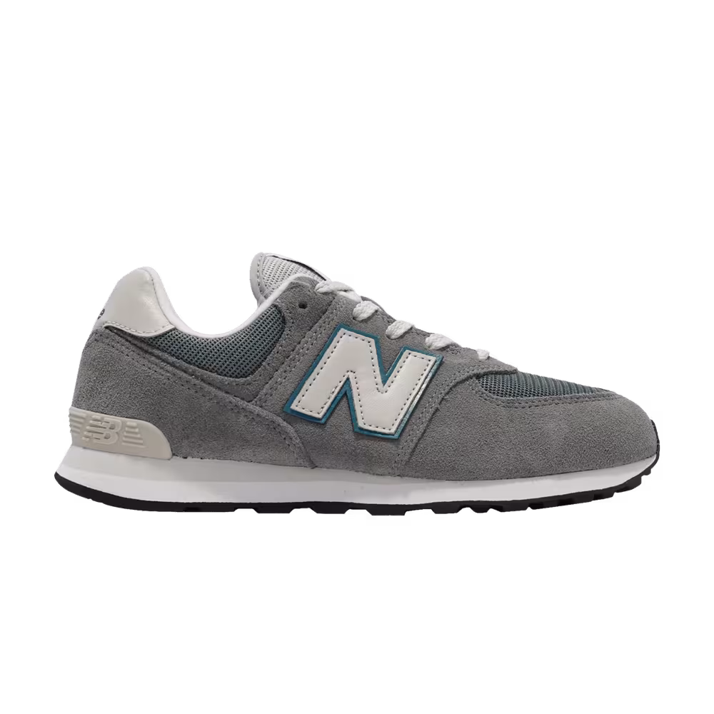 New Balance 574 Big Kid Wide Grey Sky Blue
