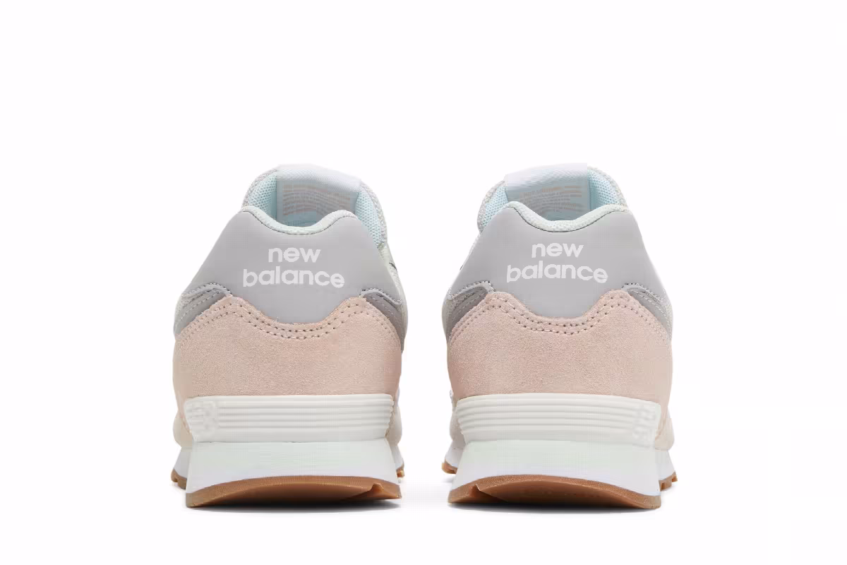 New Balance 574 Big Kid Rain Cloud Oyster Pink, view 7