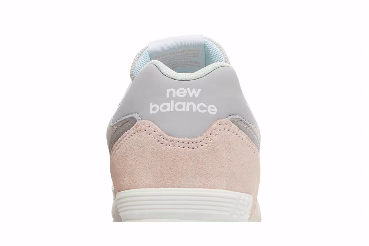New Balance 574 Big Kid Rain Cloud Oyster Pink, view 8