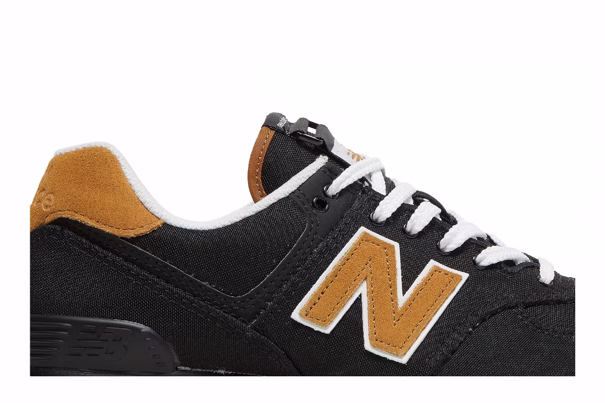 New Balance 574 Black Workwear, view 3