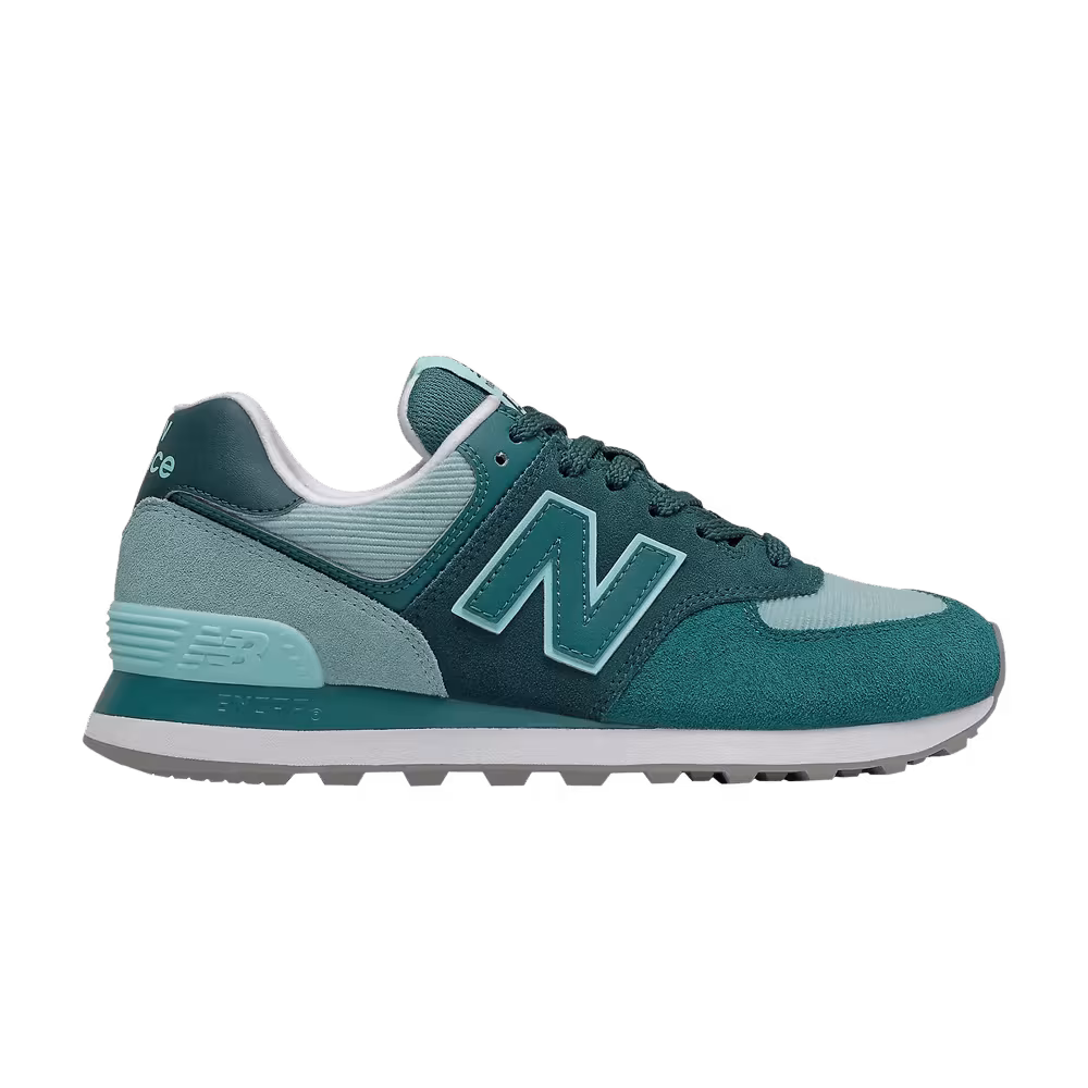 New Balance Women's 574 2E Wide Trek Teal