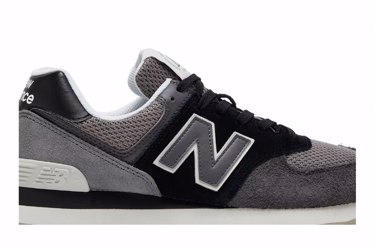 New Balance 574 Black Magnet, view 3