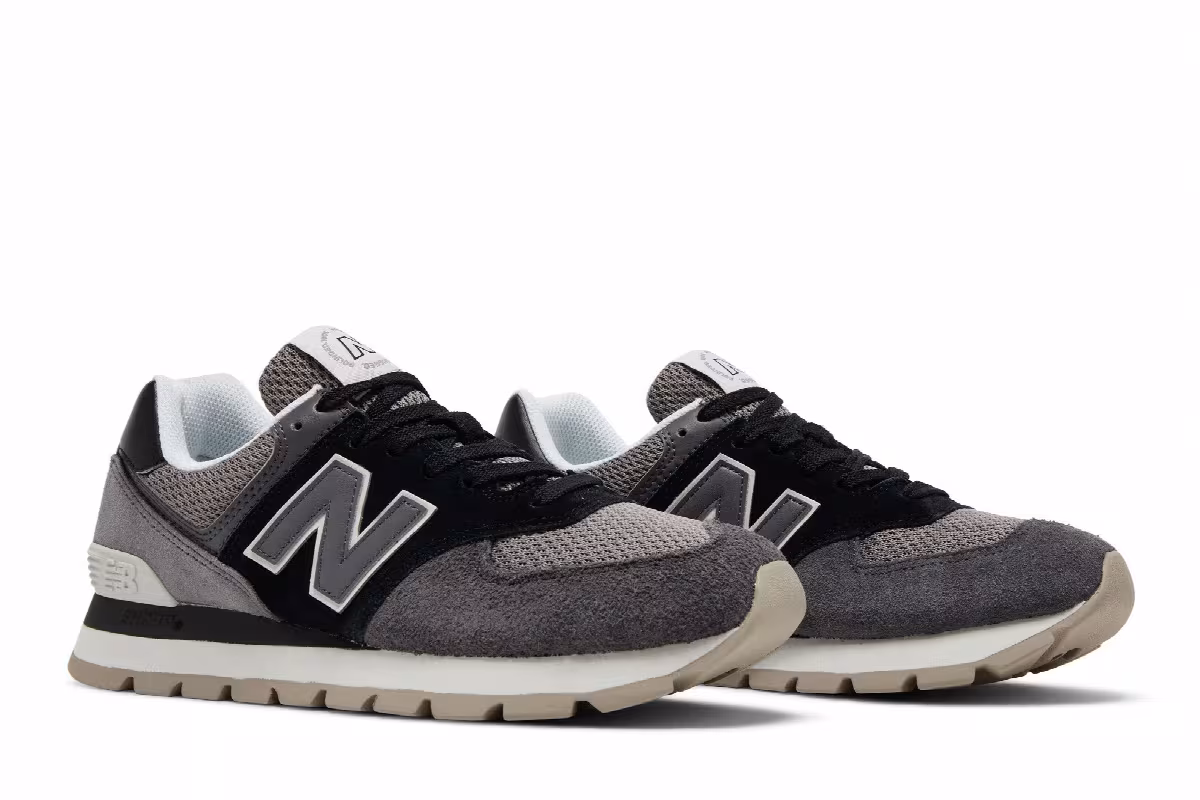 New Balance 574 Black Magnet, view 9