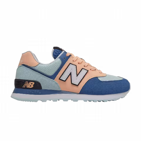 New Balance Wmns 574 2E Wide 'Light Mango Blue'