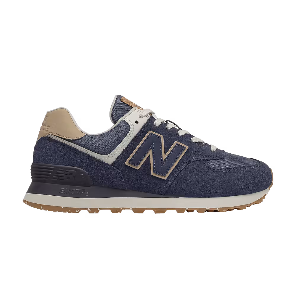 New Balance Women's 574 Wide Navy Incense