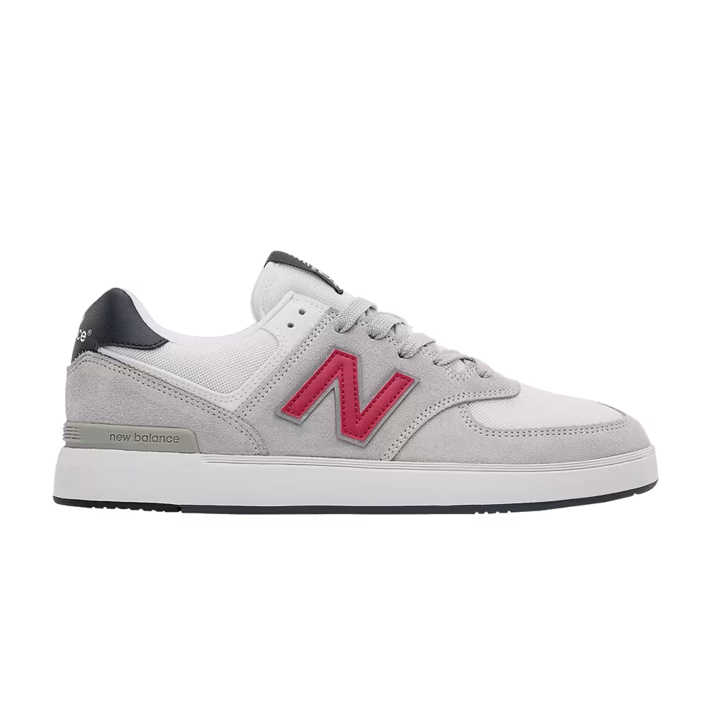 New Balance All Coasts 574 2E Wide Grey Red