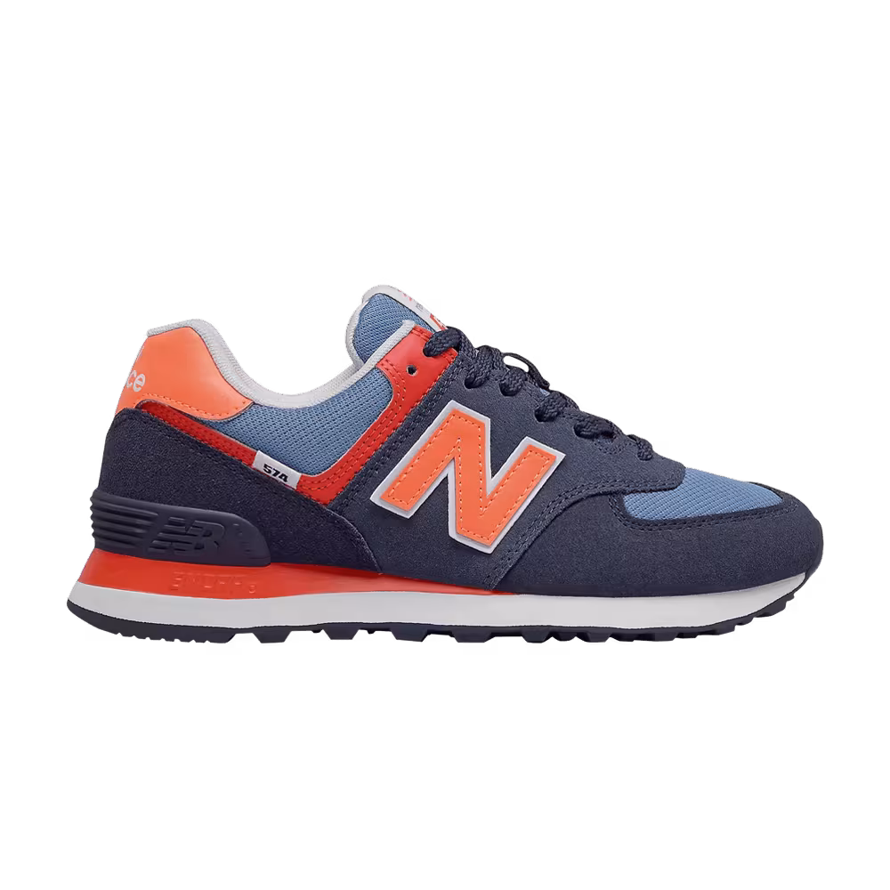 New Balance Women's 574 Wide Eclipse Citrus Punch
