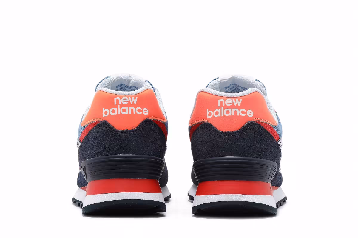 New Balance Women's 574 Eclipse Citrus Punch, view 7