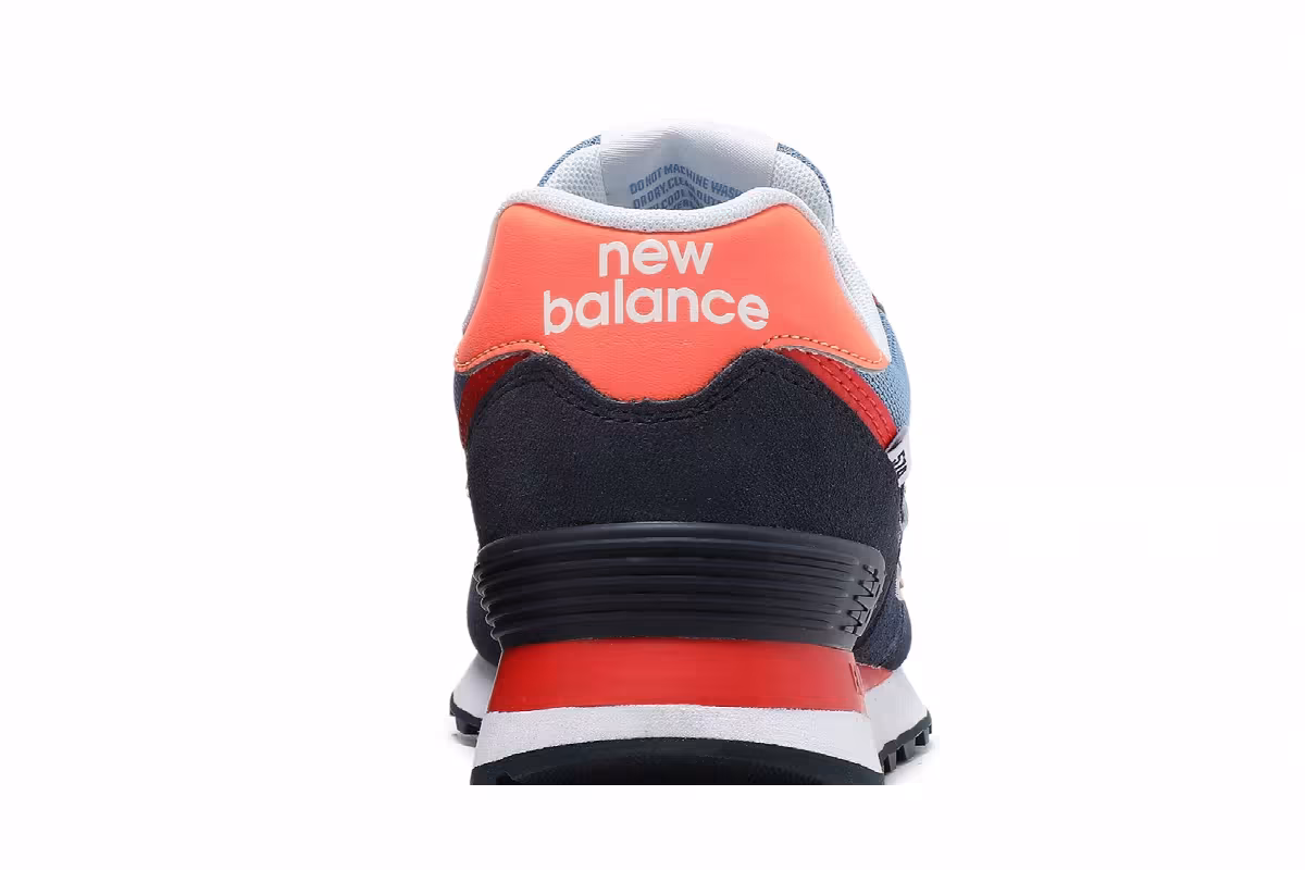 New Balance Women's 574 Eclipse Citrus Punch, view 8